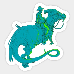 Get along little dino (dino rider) Sticker